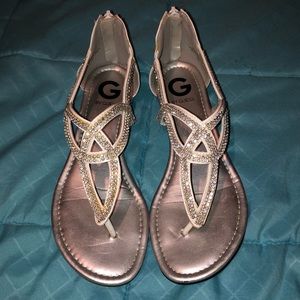 Women’s G by Guess sparkly sandals
